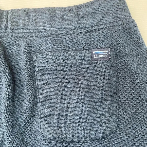 3 FOR $15 L.L. Bean Lightweight Sweater Fleece Blue Marled Pants Size XL - Picture 7 of 9